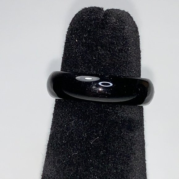 Onyx Solitaire Rings - Picture 7 of 11